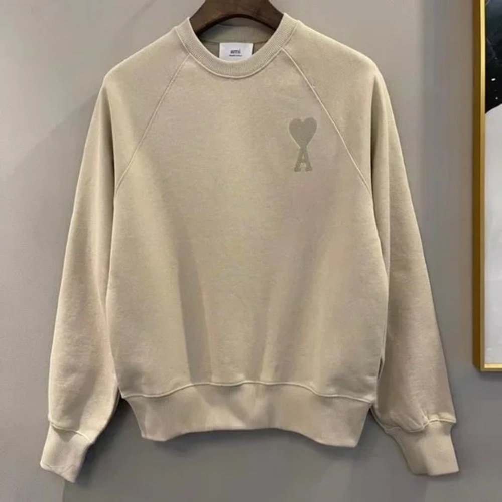 Ami Beige Sweater for Men